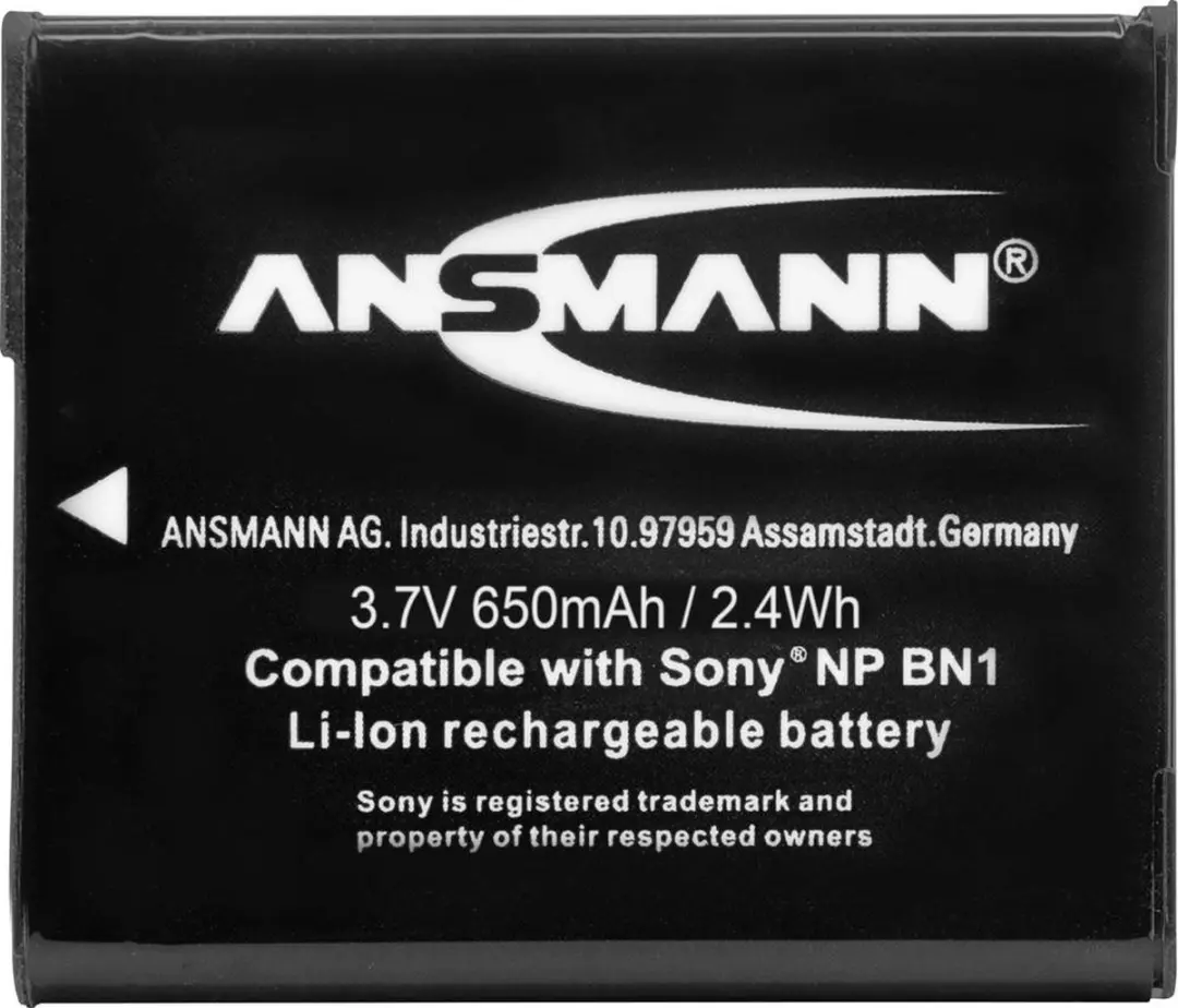 Ansmann A-Son NP BN 1 Li-ion Accu 600mAh - Compactcamera