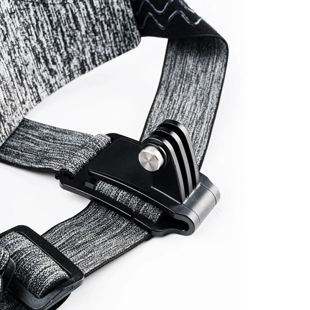 Telesin Hoofdband GP-HMS-T06 voor GoPro/DJI - Dubbele Mount - Grijs - afbeelding 3 van 6