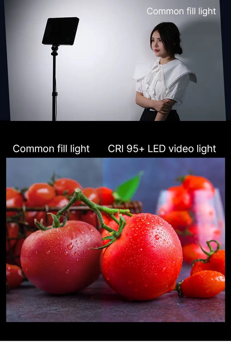 Ulanzi LT003 RGB Videolamp 10 inch - 15W - 266 LED - Zwart