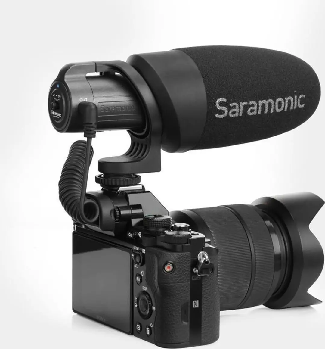Saramonic CamMic+ Shotgun Microfoon - 3.5mm Jack - Zwart