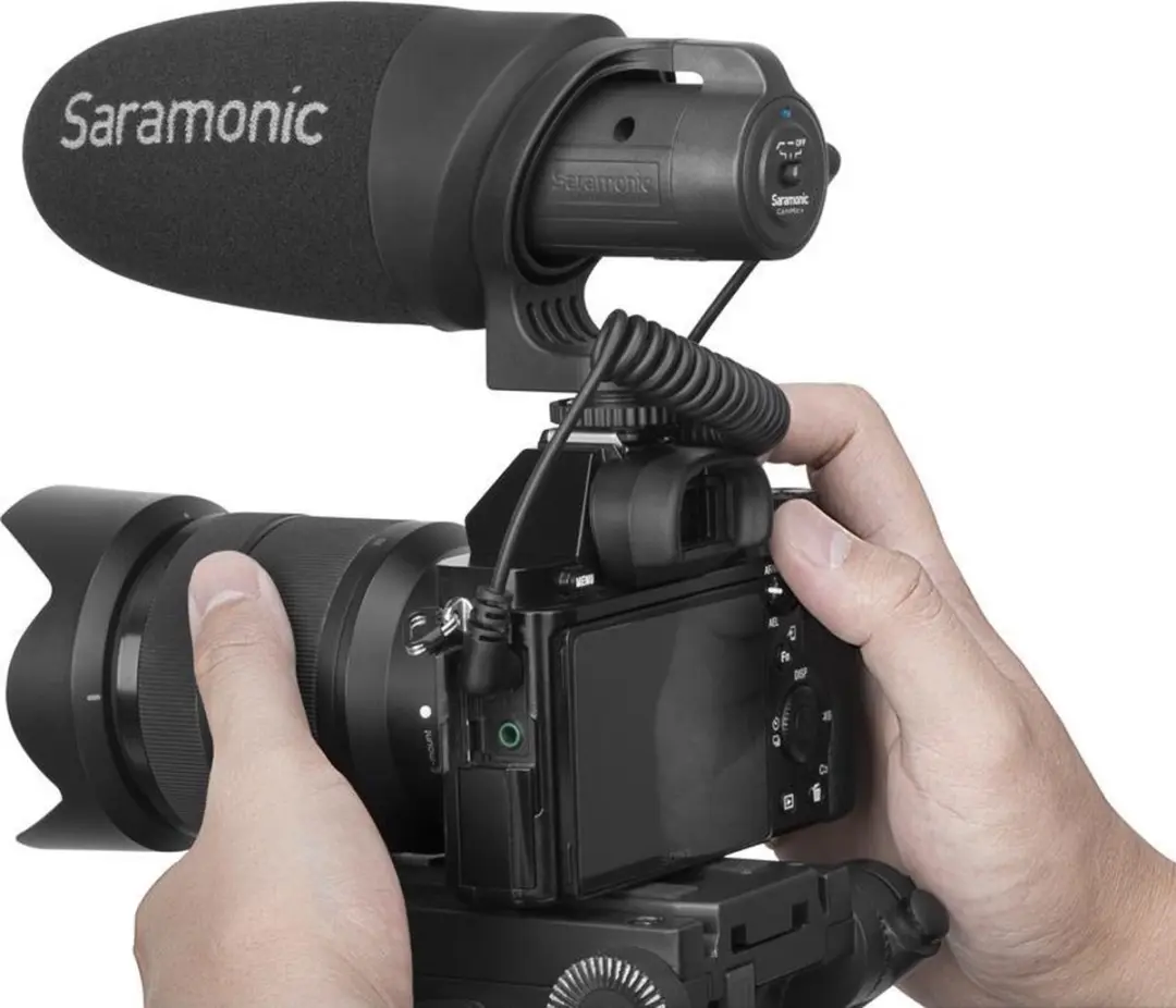 Saramonic CamMic+ Shotgun Microfoon - 3.5mm Jack - Zwart