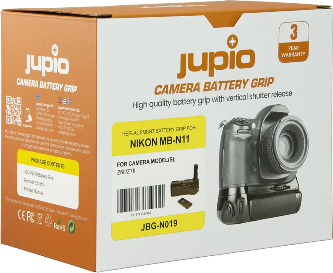 Jupio Battery Grip JBG-N019 voor Nikon Z6 II/Z7 II