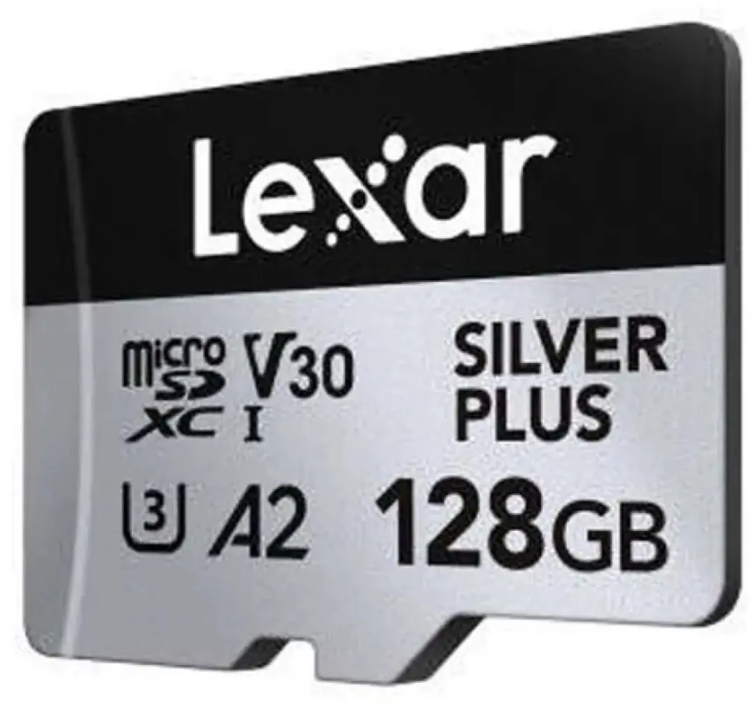 Lexar microSDXC Silver Plus UHS-I 128GB - 205MB/s Lezen