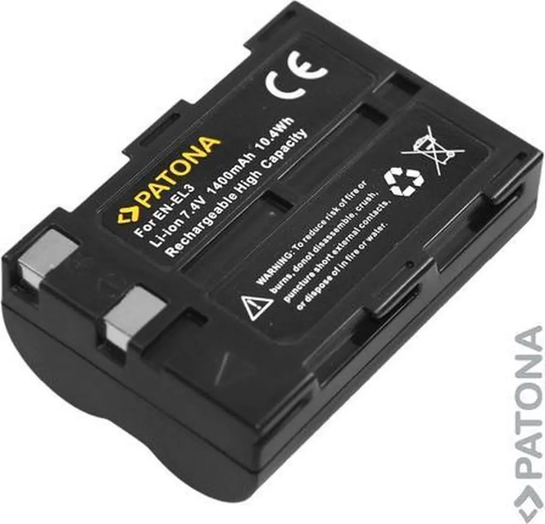 Replace Patona Nikon EN-EL3 Accu 1300mAh