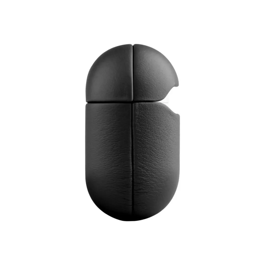 Fixed PodsLeather AirPods 4 Hoesje FIXLP-1473-BK - Zwart