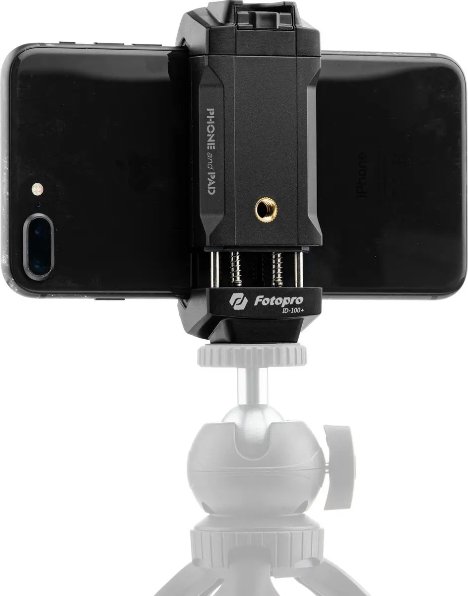 Fotopro ID-100 Telefoon- & Tablethouder 18,3cm - Zwart - afbeelding 6 van 6