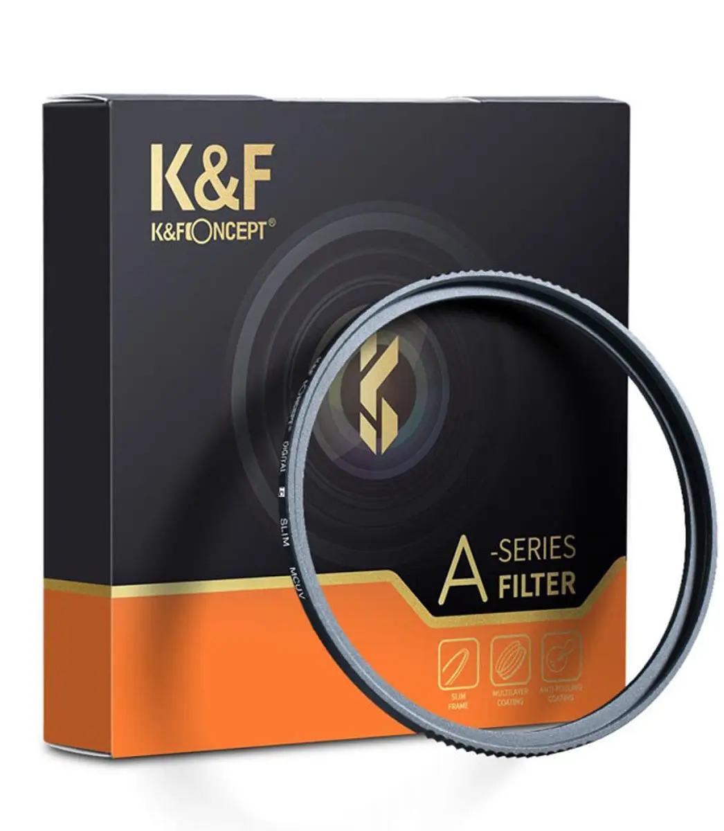 K&F Concept KF01.031 Camerafilter 82mm - Zwart