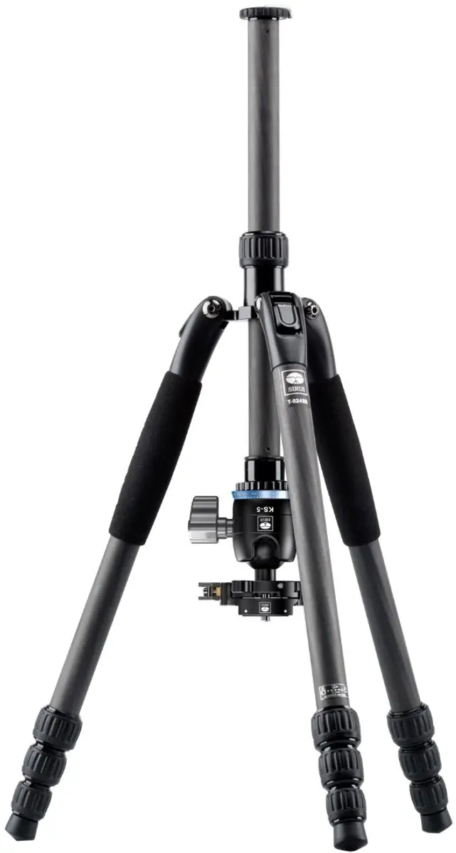 Sirui T-024SK Carbon Statief + KS-5 Balhoofd