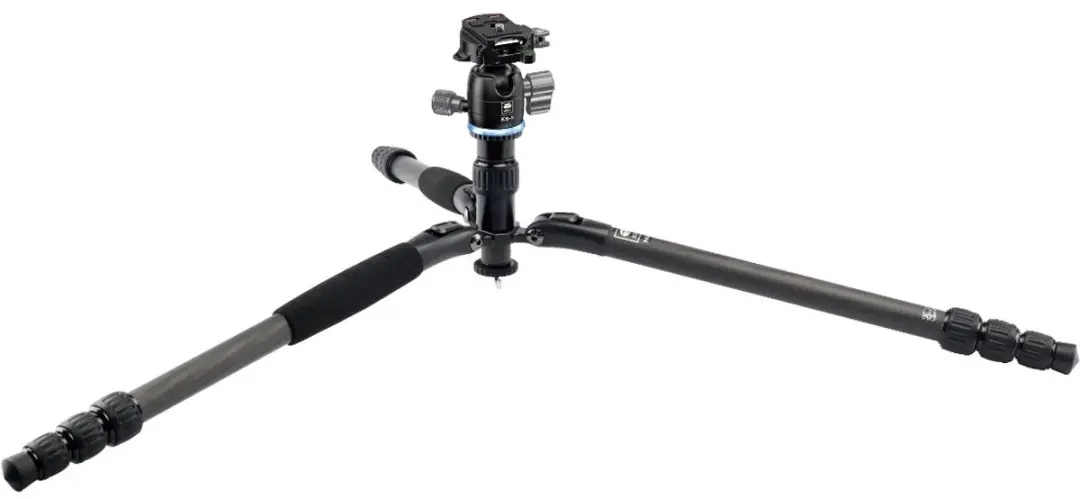 Sirui T-024SK Carbon Statief + KS-5 Balhoofd - 10 kg - Zwart/Grijs