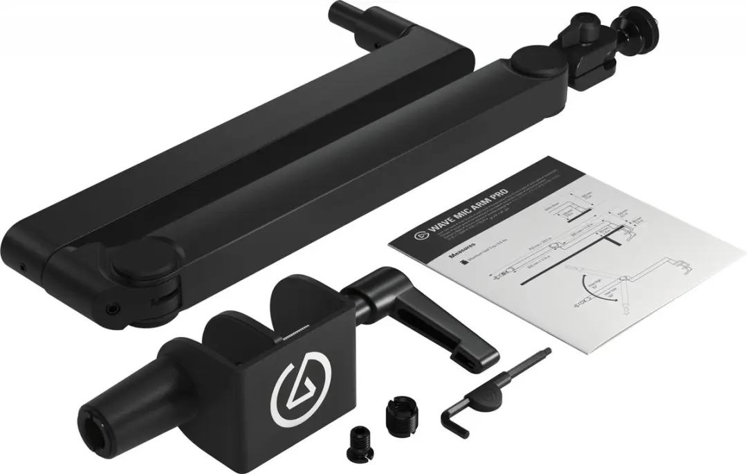 Elgato Wave Mic Arm Pro LP Microfoonarm - Zwart