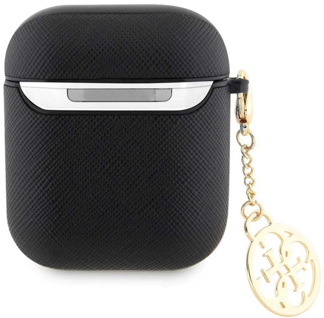 Guess AirPods 2 Case - Saffiano Zwart