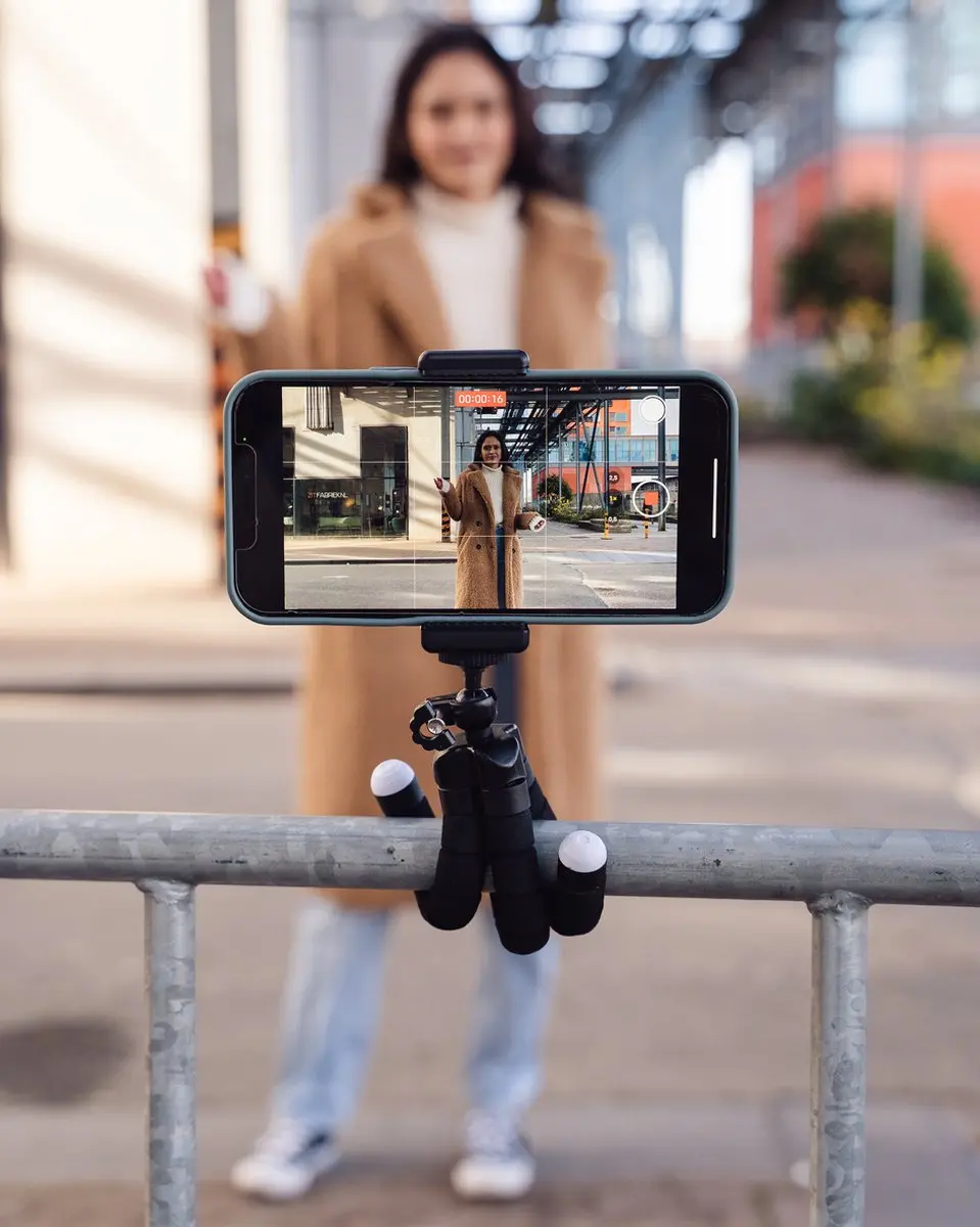 MOJOGEAR MG-20 Flexibel Mini-Statief - Zwart