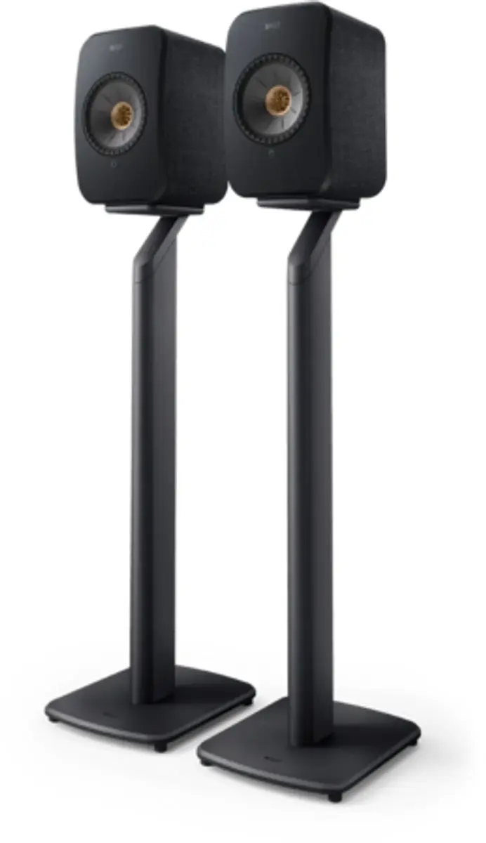 KEF S1 Vloerstandaard - Zwart - 2 Stuks