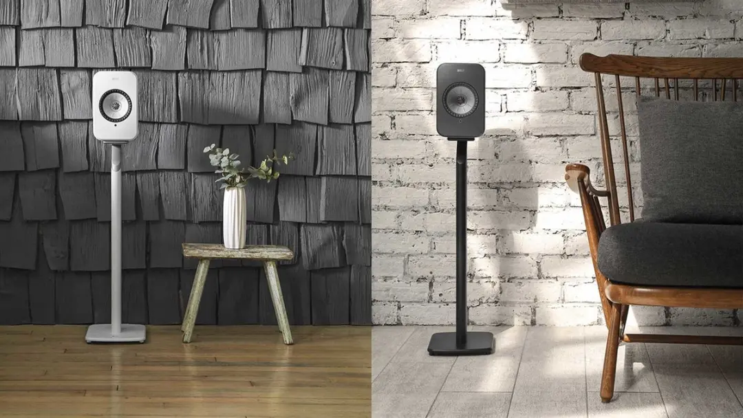 KEF S1 Vloerstandaard - Zwart - 2 Stuks