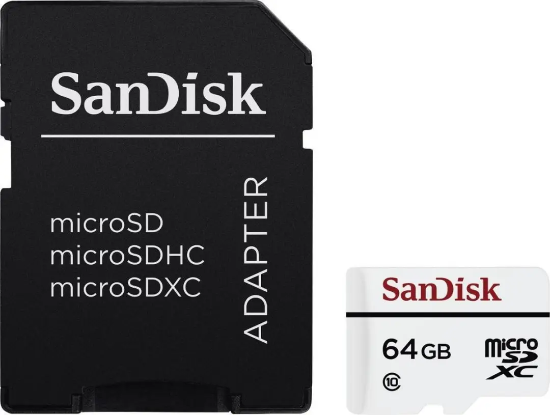 SanDisk Micro SDXC 64GB Dash Cam Geheugenkaart