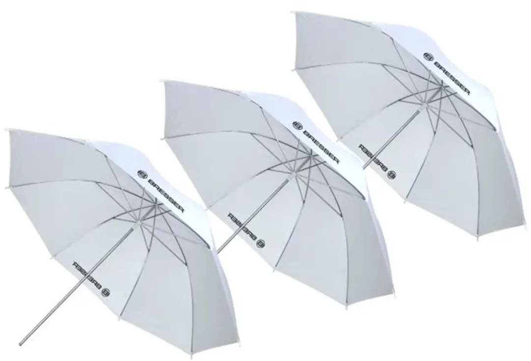 Bresser B-SU33 Doorlichtparaplu - 84cm - Wit