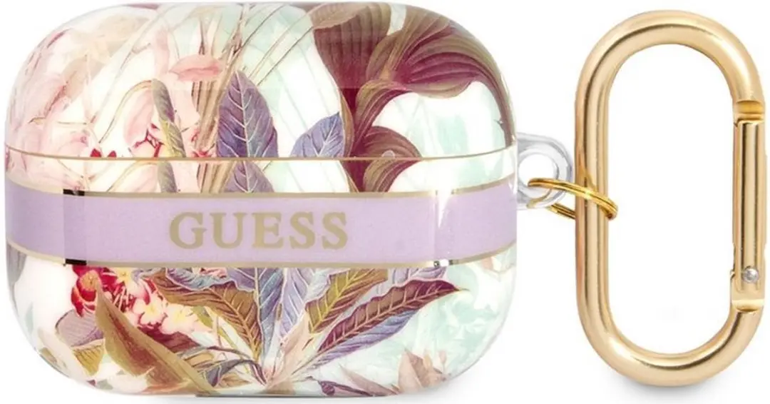 GUESS TPU Flower Print Hoesje AirPods Pro 1