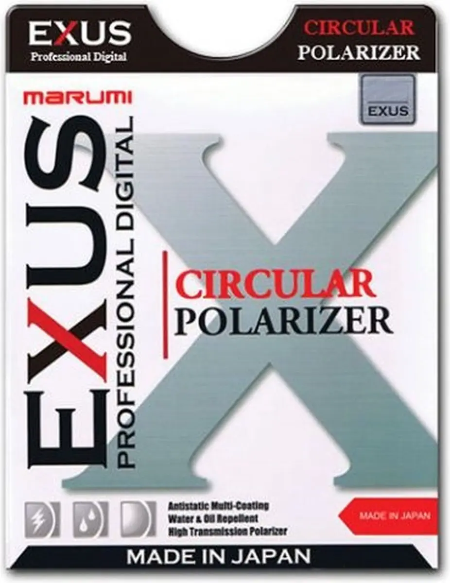 Marumi Circ Pola Exus 67mm Camerafilter - Zwart