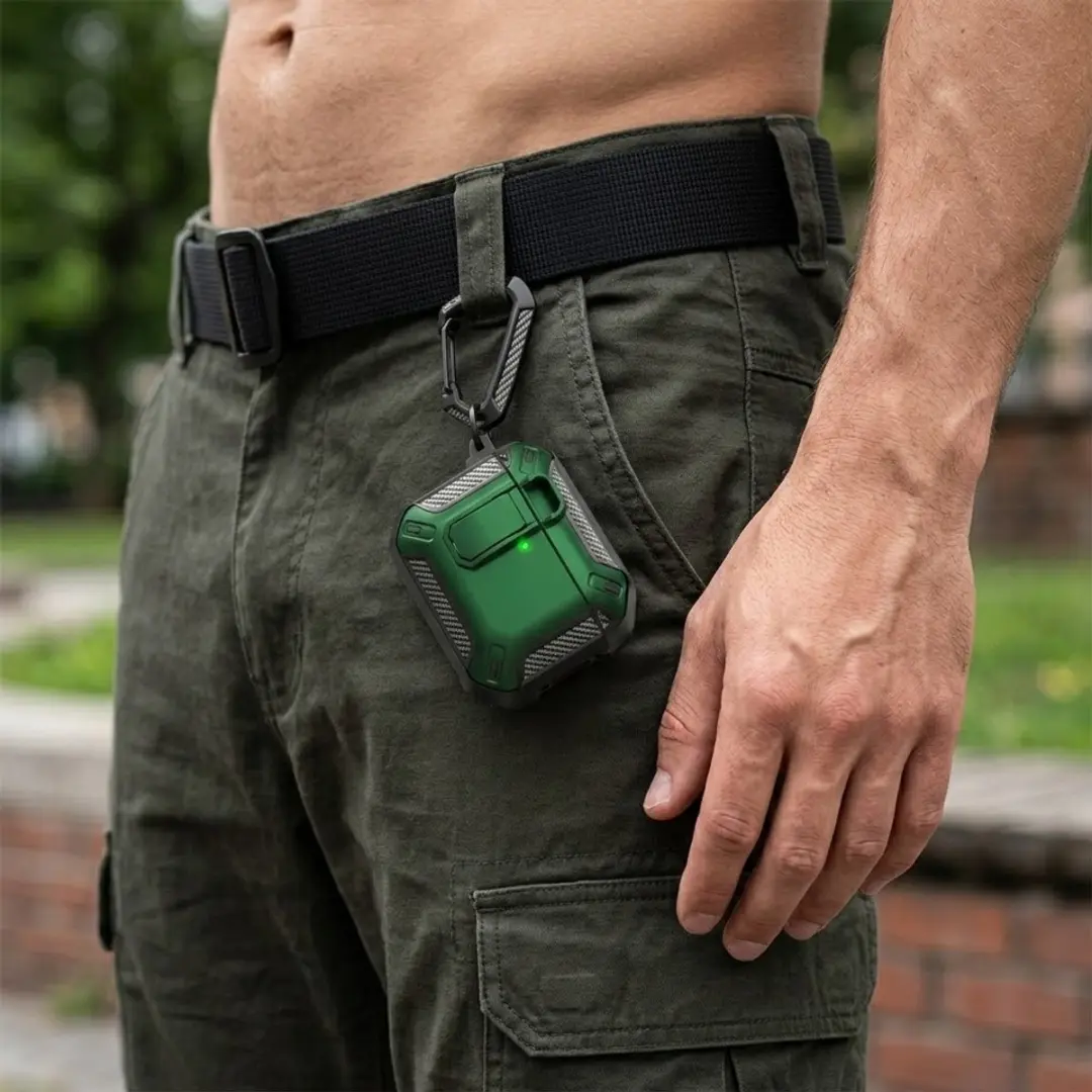 NUVEX Groen Hoesje AirPods Pro 3 - Cleaning Kit