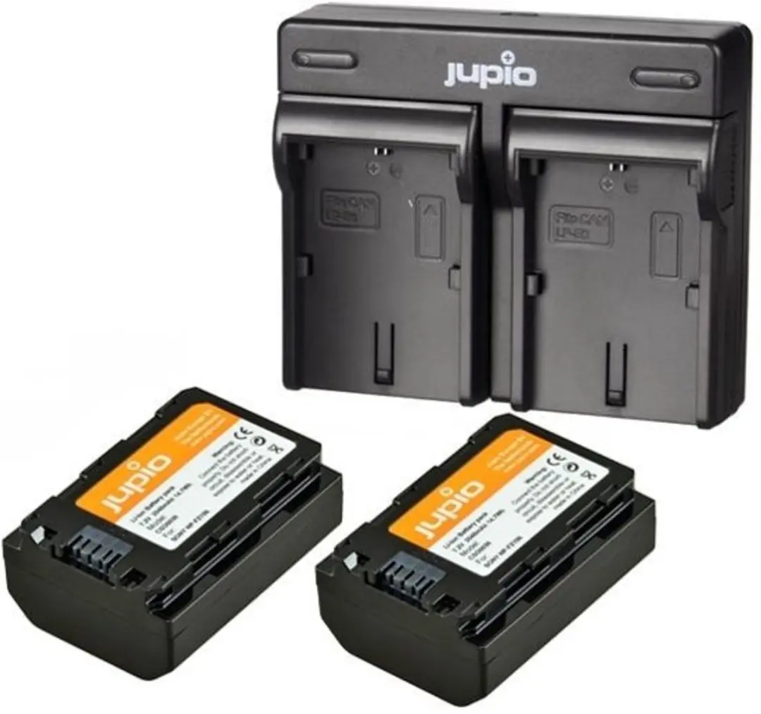 Jupio NP-FZ100 Accu 2040mAh - 2 Stuks + USB Dual Lader