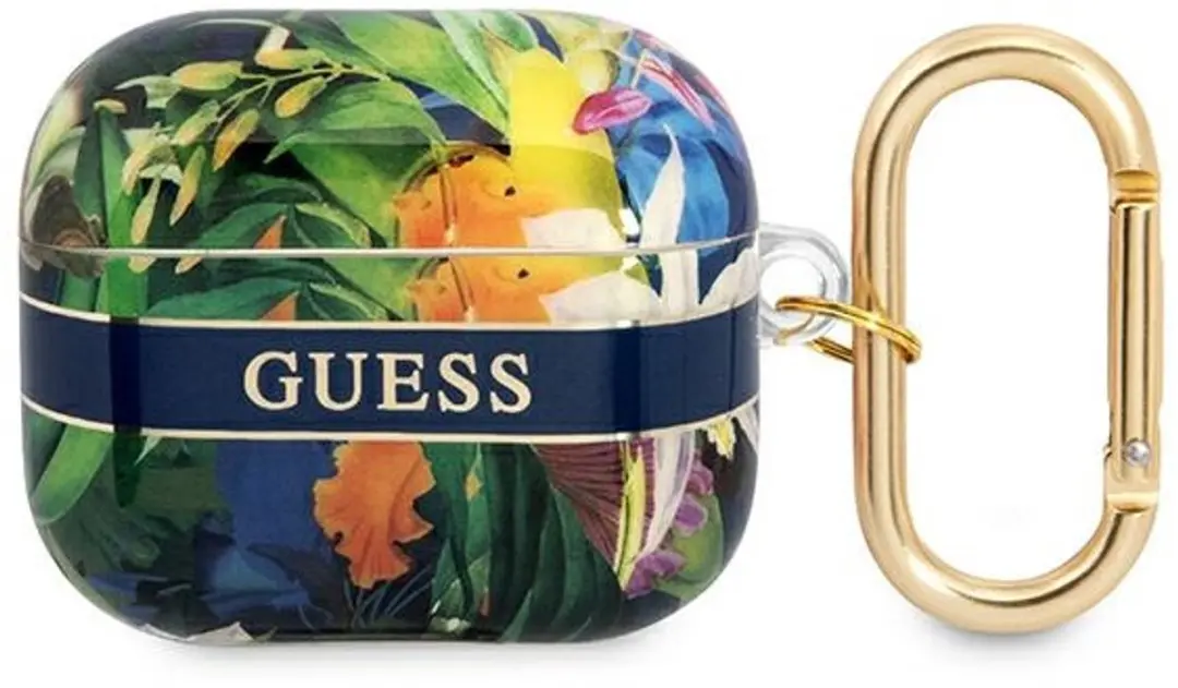 Guess TPU Flower Print Hoesje AirPods 3