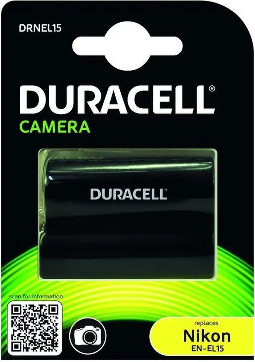 Duracell DRNEL15 Accu - 1600mAh - Nikon EN-EL15
