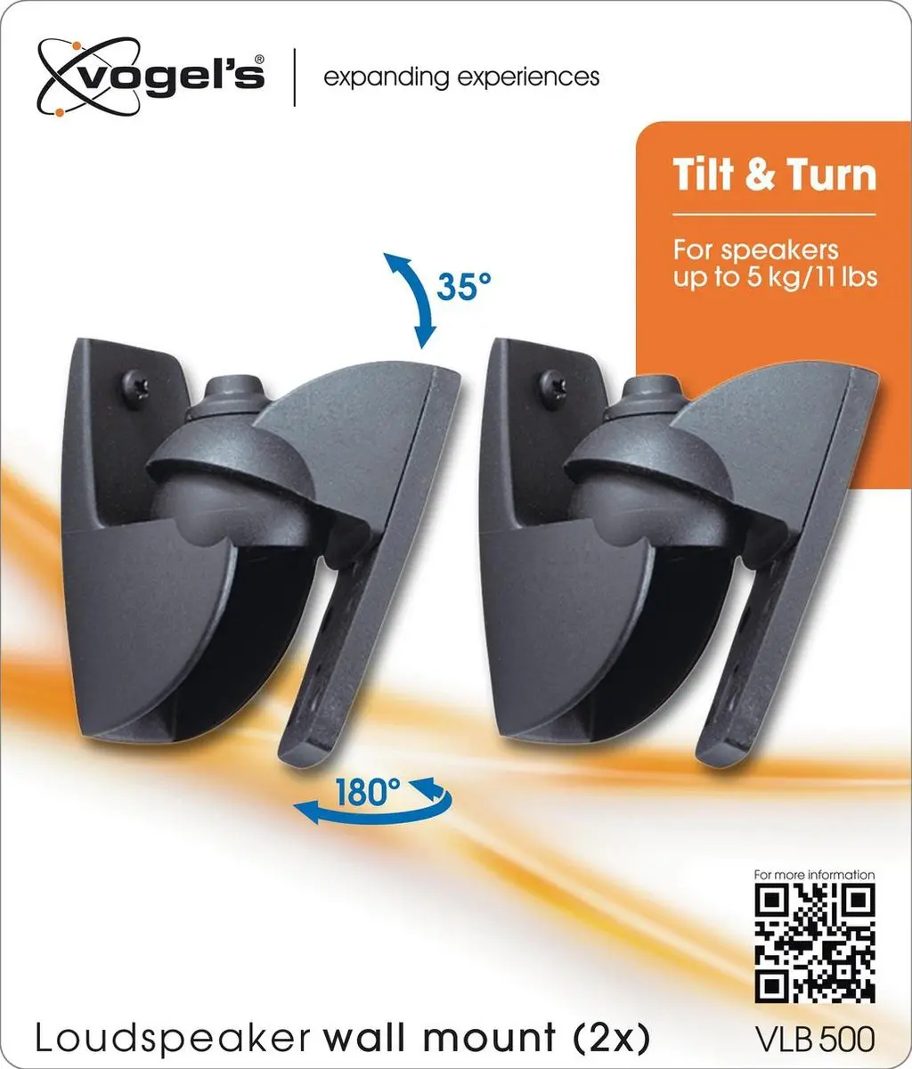 Vogel's VLB 500 Speakerbeugel - 2 Stuks - 5 kg - Kleurenmix