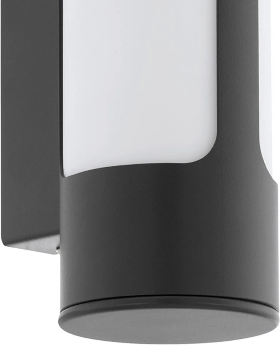 Eglo TONEGO Buiten Muurverlichting Antraciet - 2x LED 6W Warm Wit