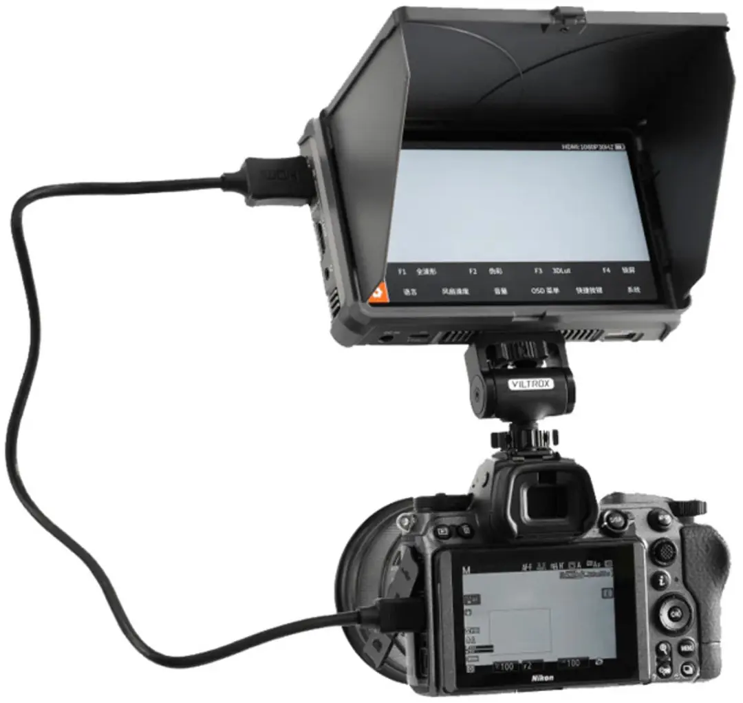 Viltrox DC-X2 6 inch Touchscreen HD Monitor - met tas en balhoofd