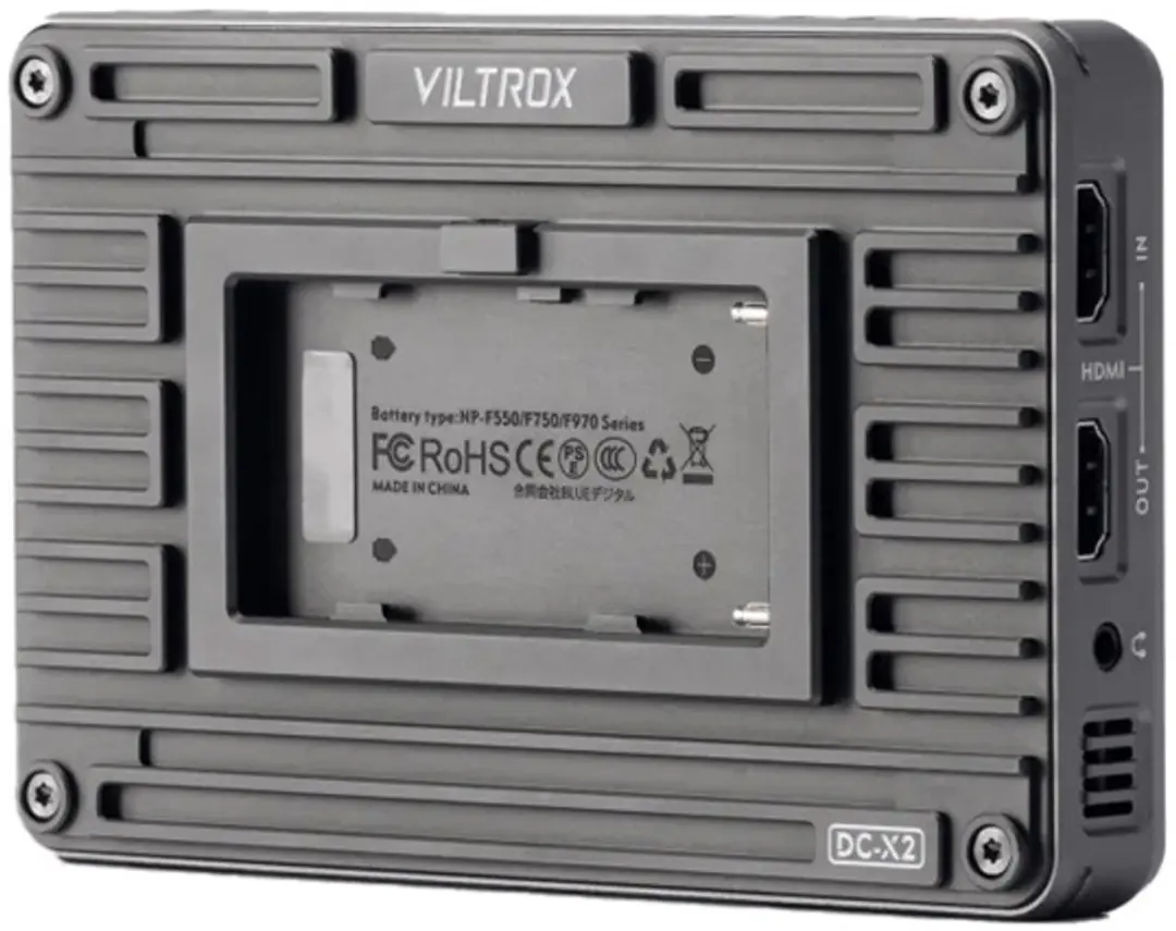 Viltrox DC-X2 6 inch Touchscreen HD Monitor - met tas en balhoofd - afbeelding 6 van 6