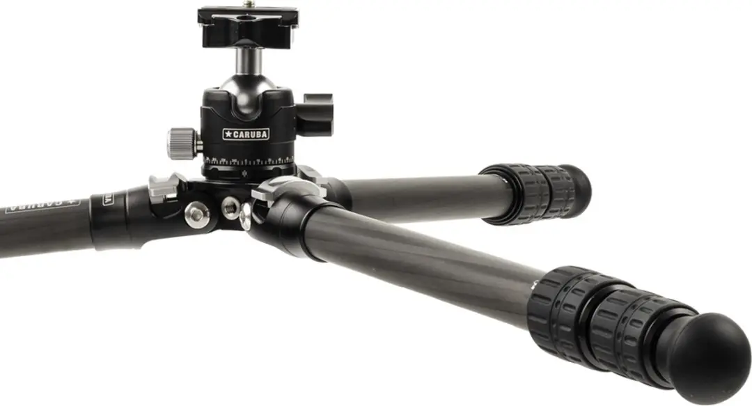 Caruba Travelstar 70C Carbon Statief - 3 Secties - Zwart