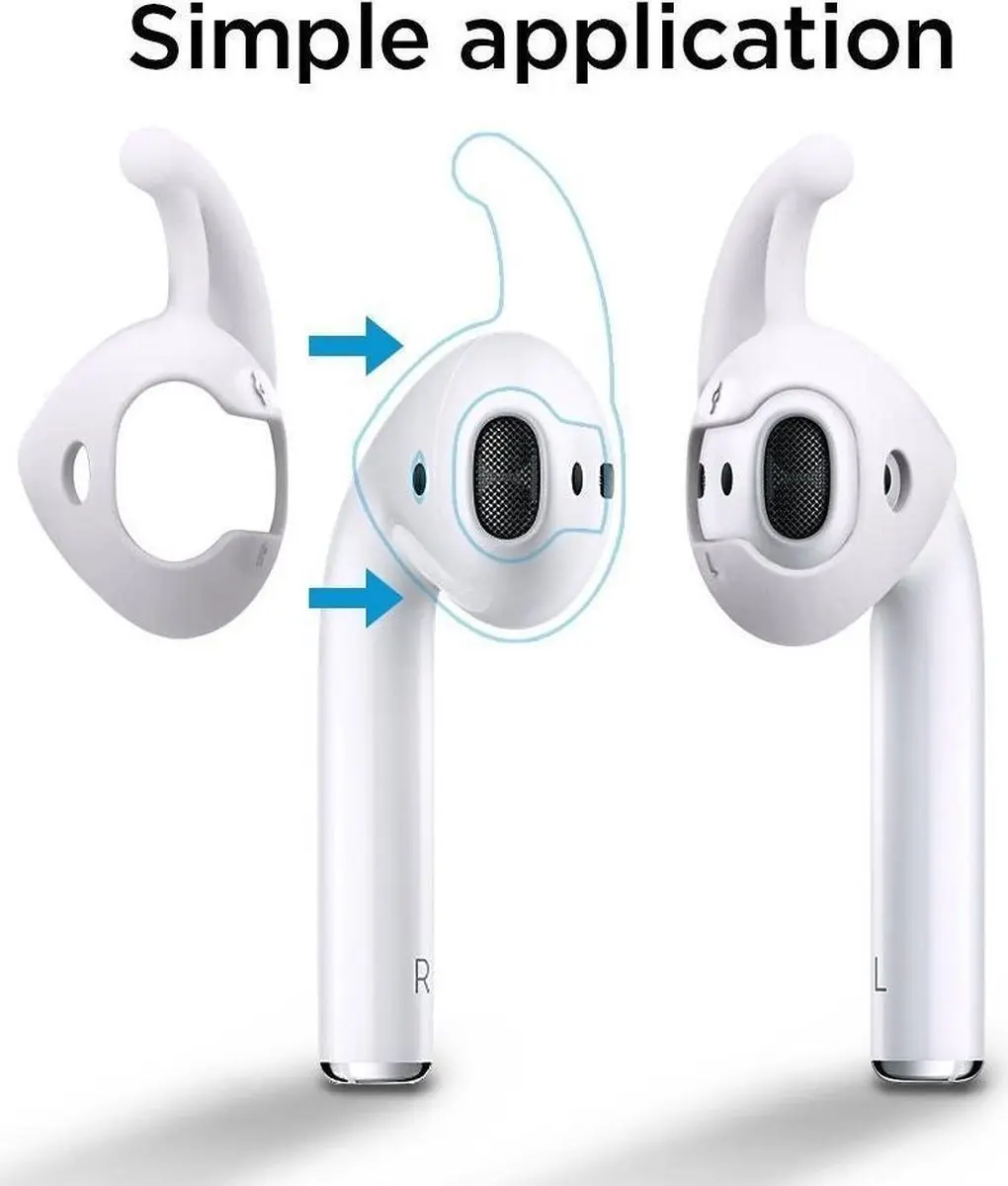 Spigen TEKA RA200 Oorhaken voor AirPods Pro 2/3/4 - Wit