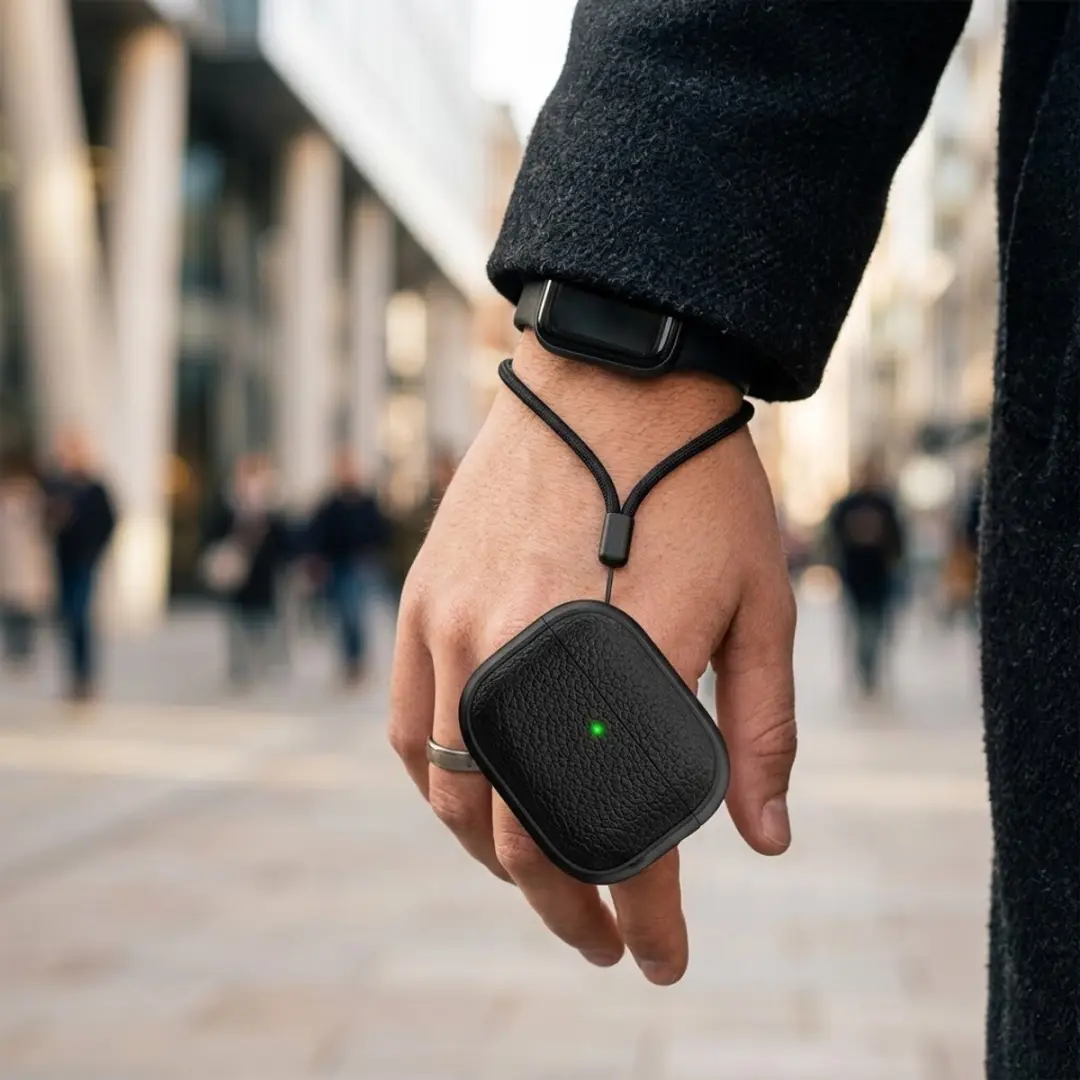NUVEX Hoesje AirPods Pro 2 - Zwart - met reinigingsset