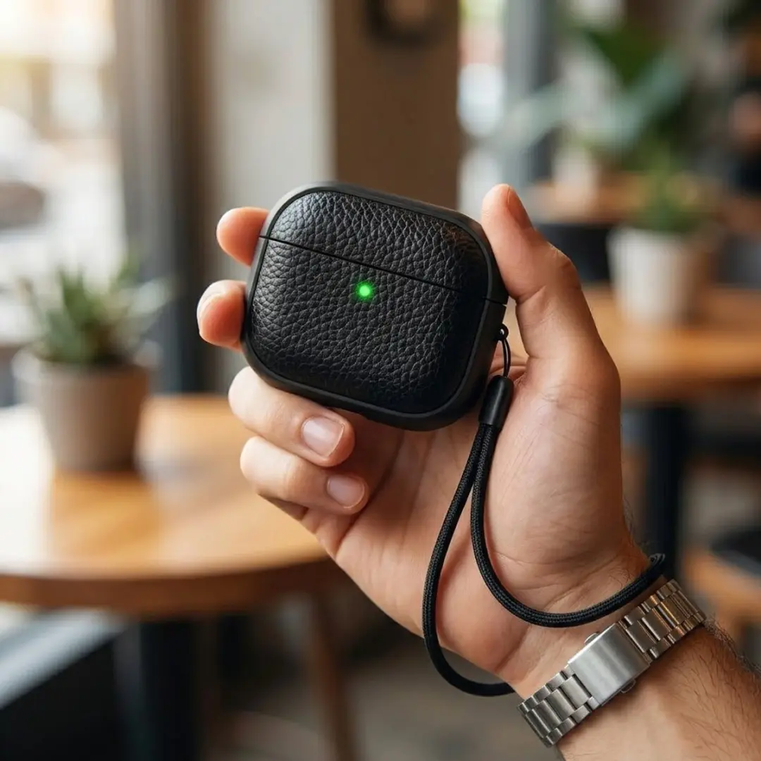 NUVEX Hoesje AirPods Pro 2 - Zwart - met reinigingsset
