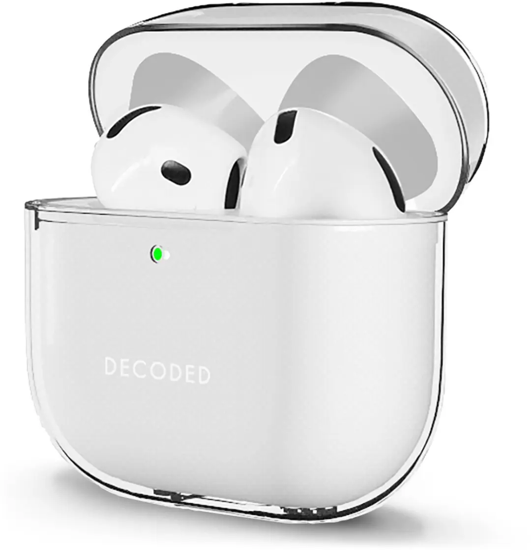 Decoded D25AP4C1TT Siliconen Hoesje AirPods 4 - Transparant