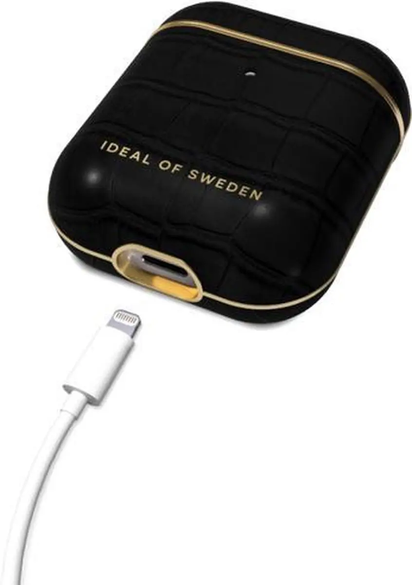 iDeal of Sweden AirPods Case PU IDFAPC-207 - Zwart Crocodille