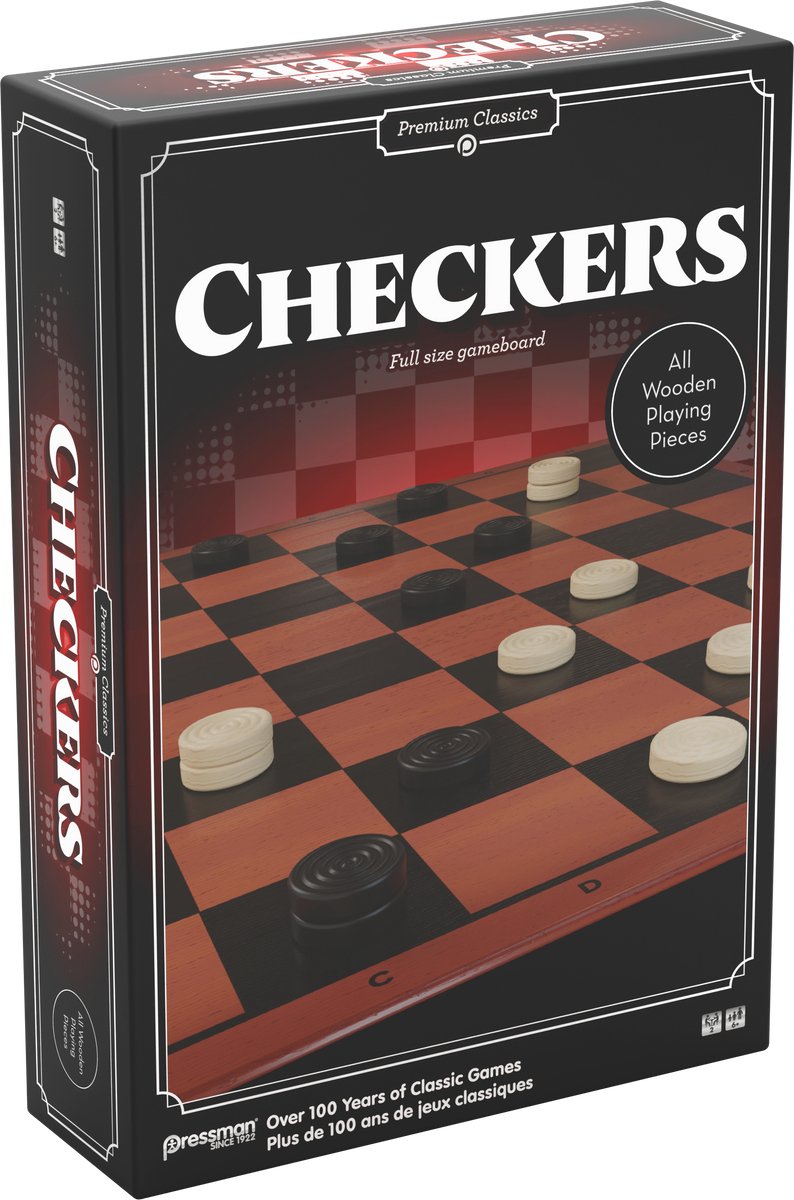 Goliath Classics Checkers - Damspel - Dammen - Denkspel - Bordspel - 1 tegen 1