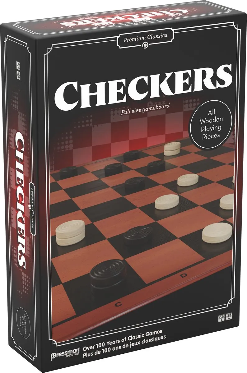 Goliath Classics Checkers Damspel 934272 - 2 Spelers