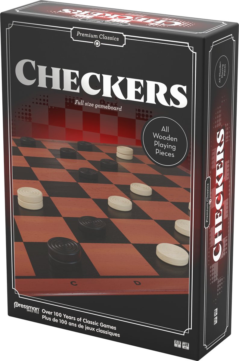 Goliath Classics Checkers - Damspel - Dammen - Denkspel - Bordspel - 1 tegen 1