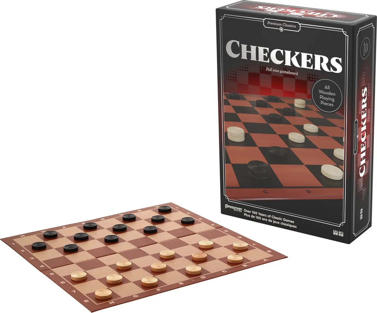 Goliath Classics Checkers Damspel 934272 - 2 Spelers - afbeelding 6 van 6