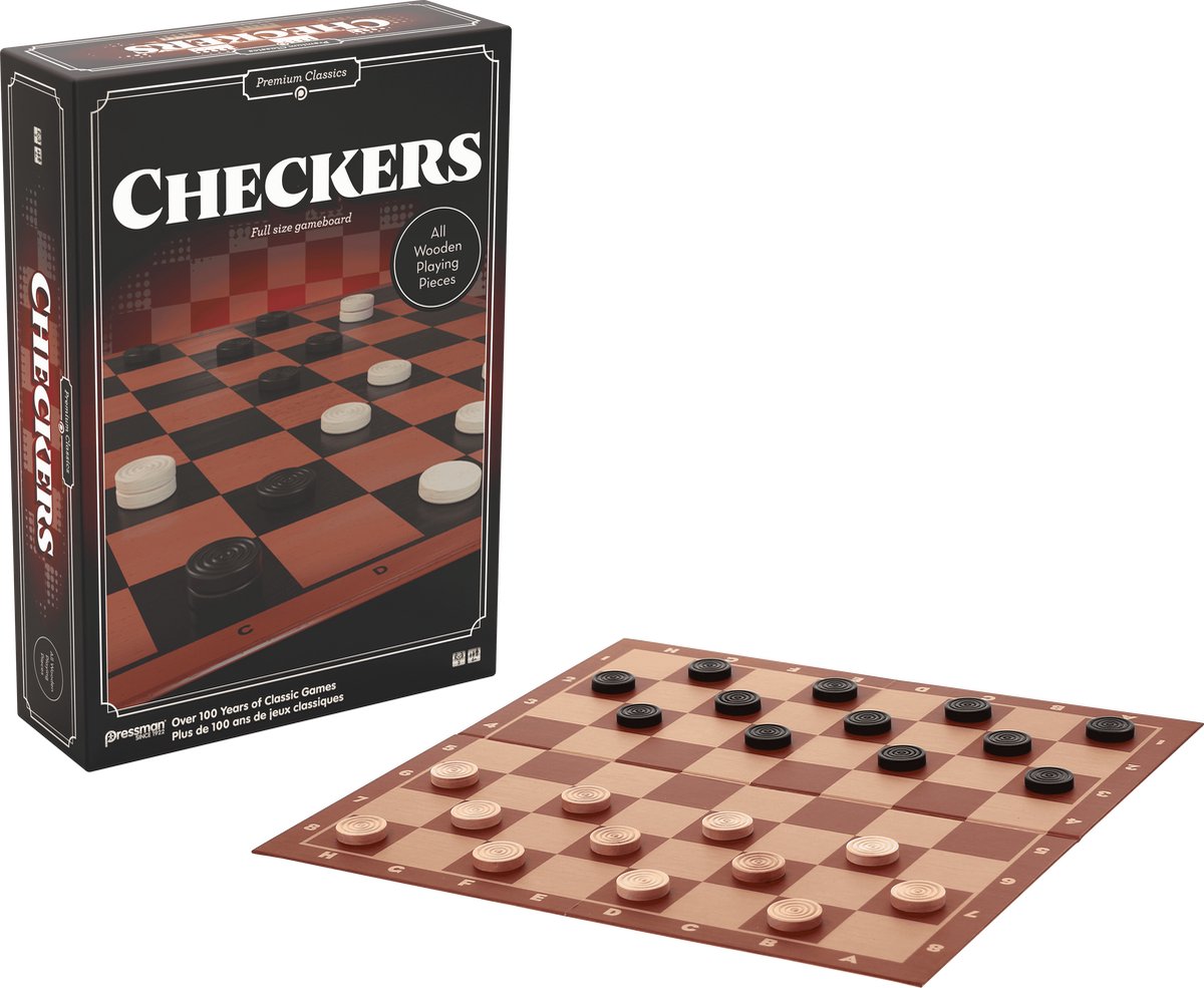Goliath Classics Checkers - Damspel - Dammen - Denkspel - Bordspel - 1 tegen 1