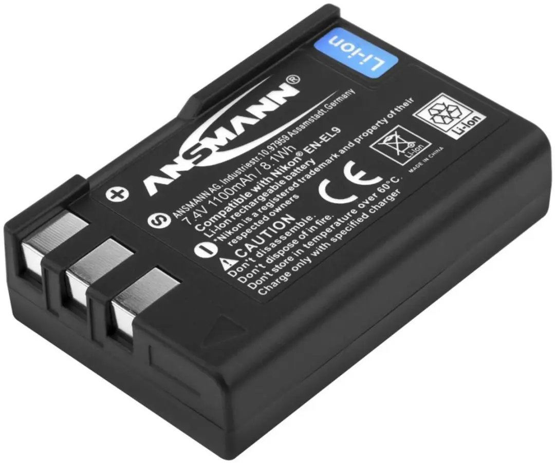 Ansmann EN-EL9 Li-ion Accu 1300mAh