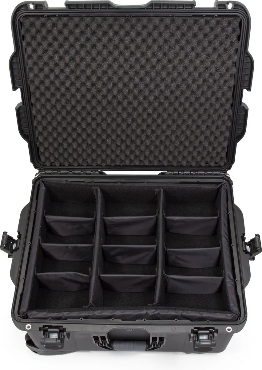 Nanuk 960 Padded Divider Koffer - Zwart