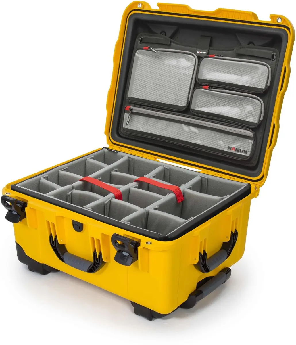 Nanuk 950 Pro Photo Kit - Waterdichte Koffer - Geel