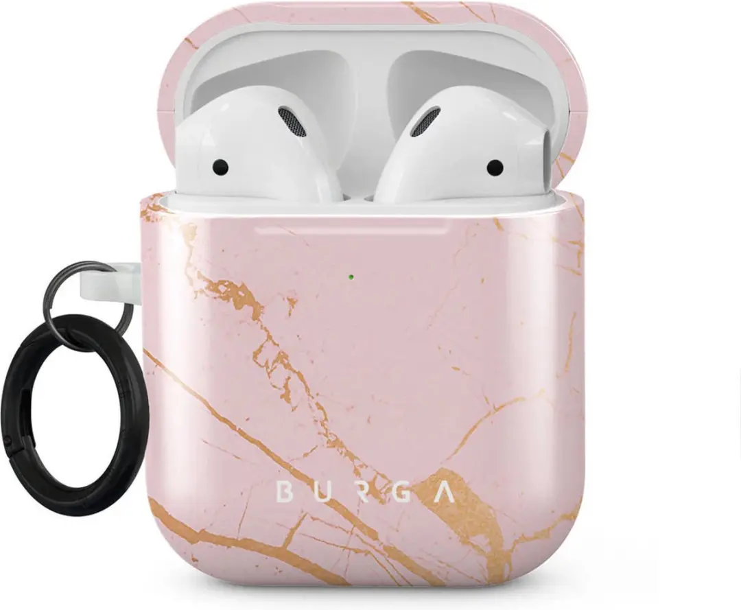 Burga Hoesje Apple AirPods 1 - Peach Gold - Roze