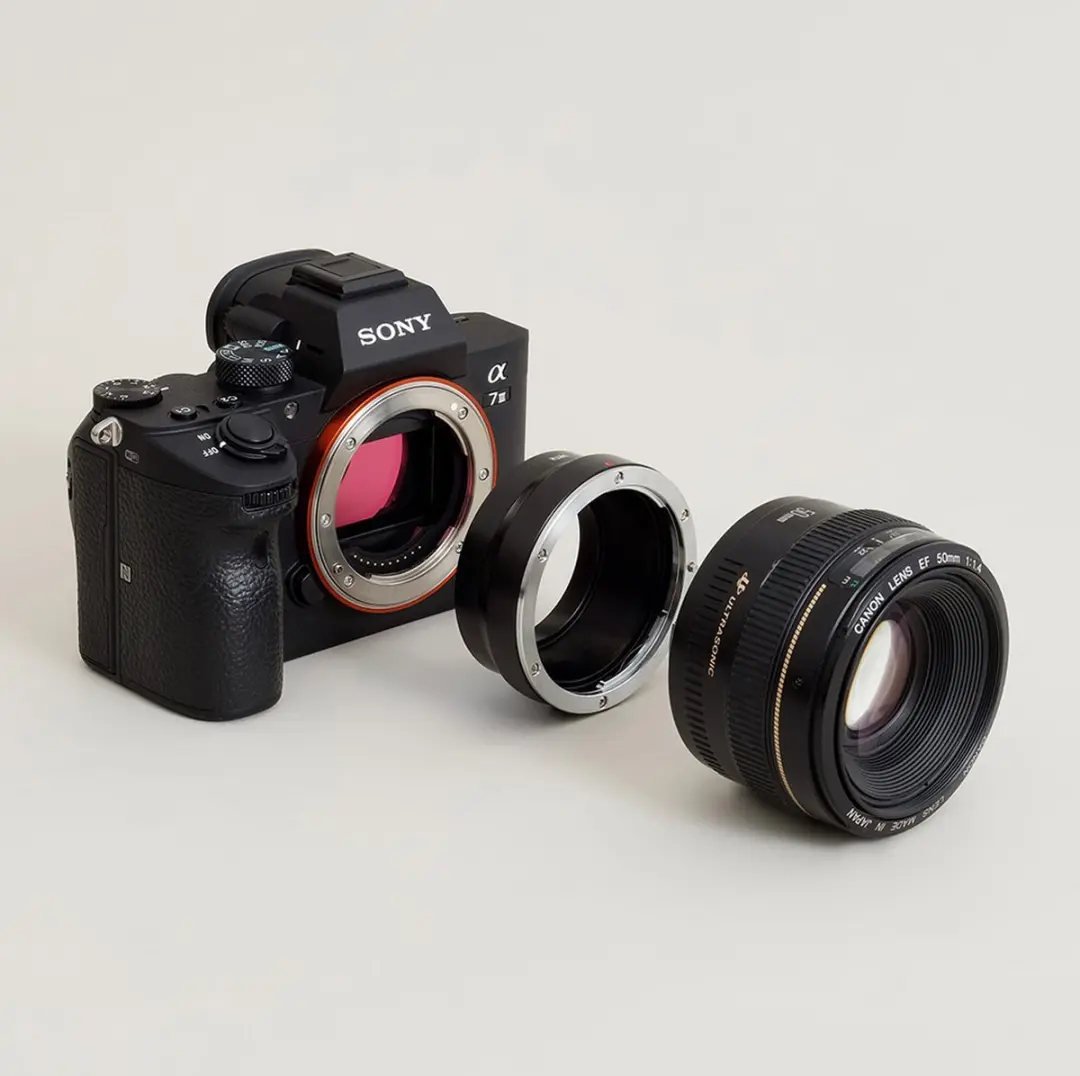 Urth D238731 Lens Mount Adapter Canon EF/EF-S naar Sony E - Zwart