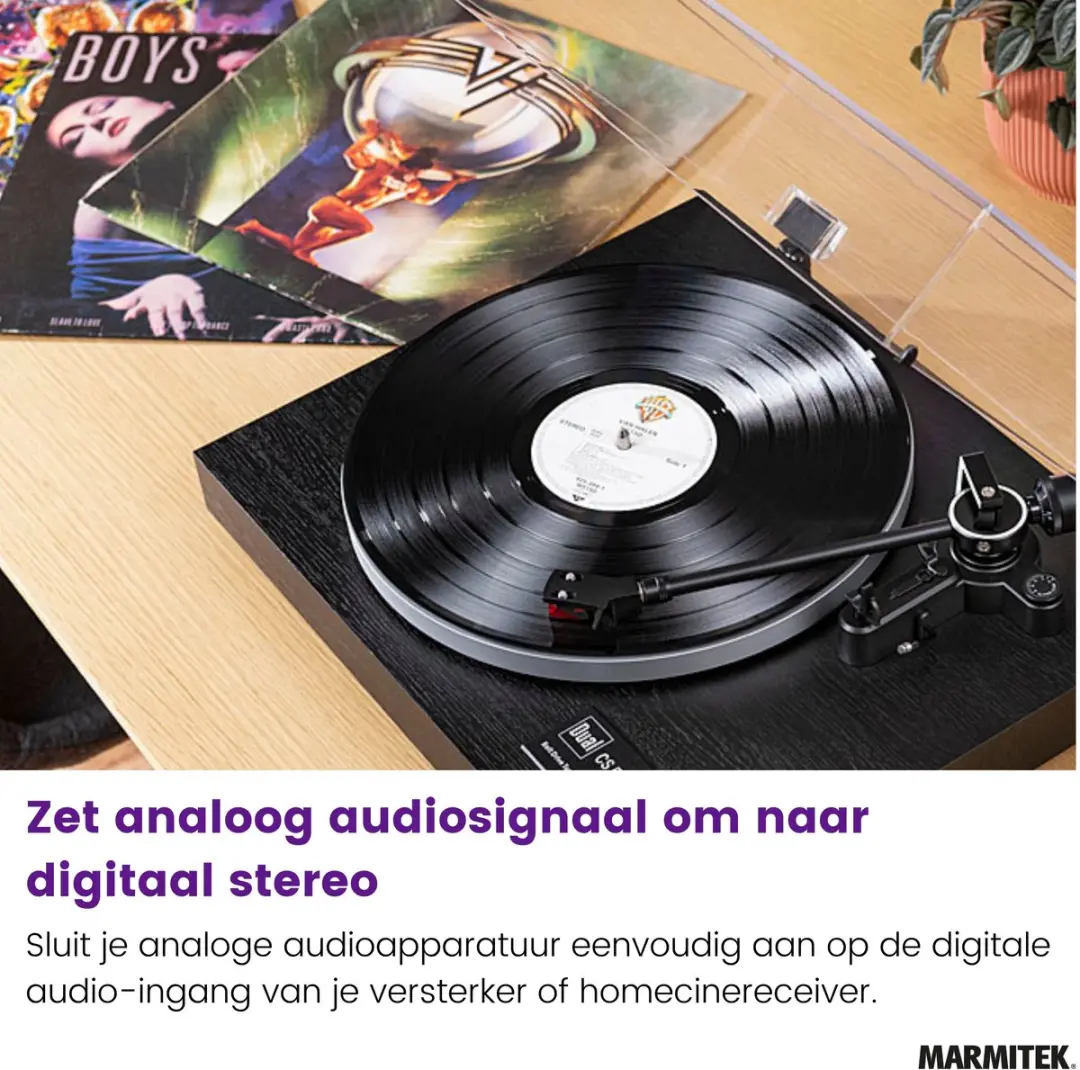 Marmitek Connect AD12 Audio Converter - Toslink - RCA