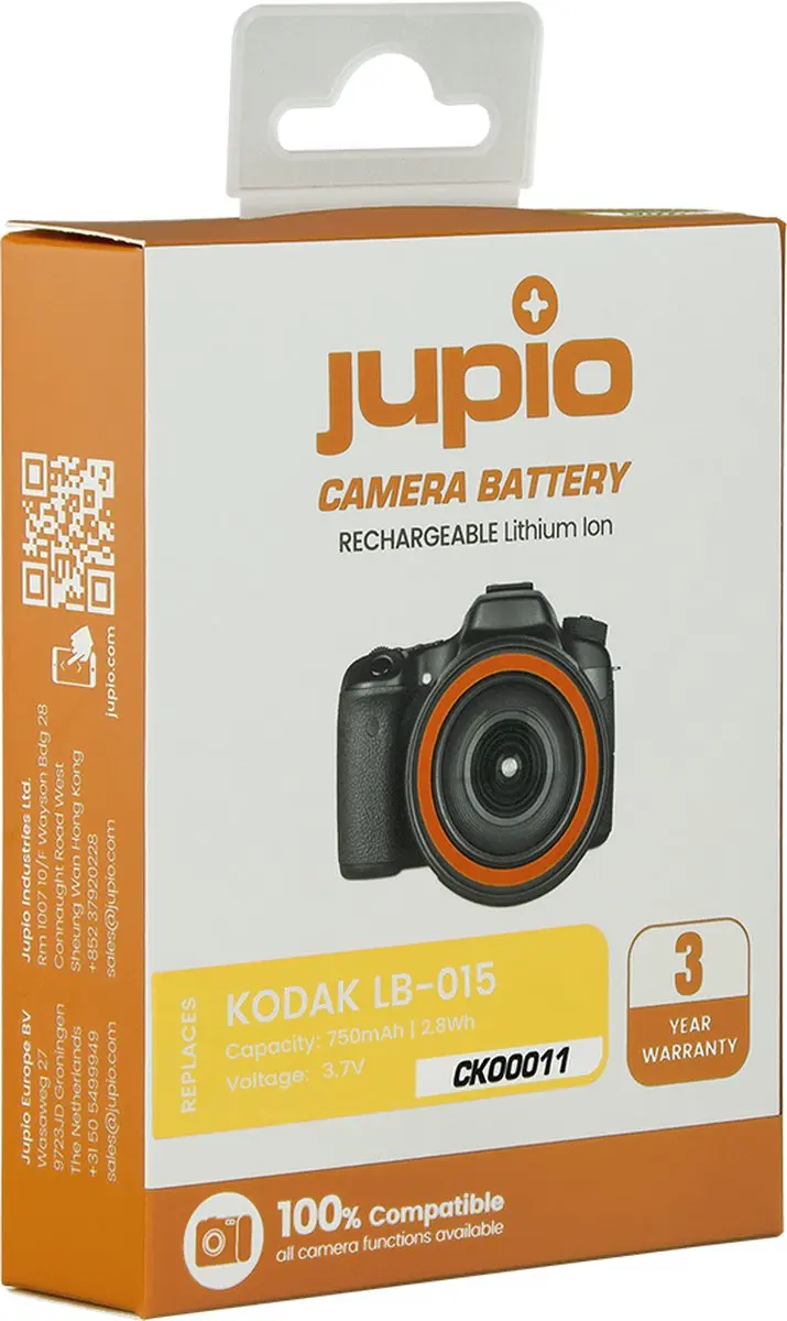 Jupio LB-015 Accu 750mAh - Compactcamera