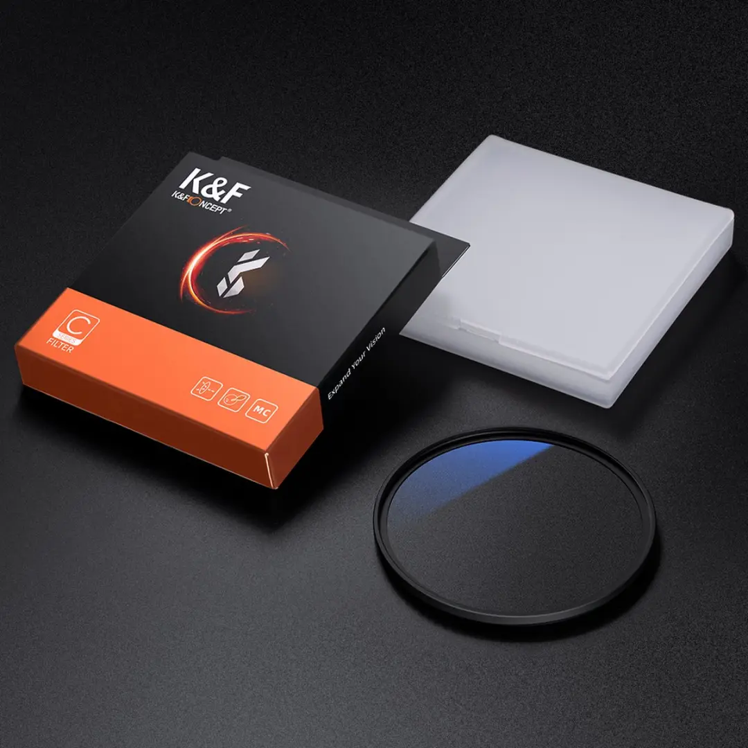 K&F Concept 55mm UV Filter HMC slim - Zwart