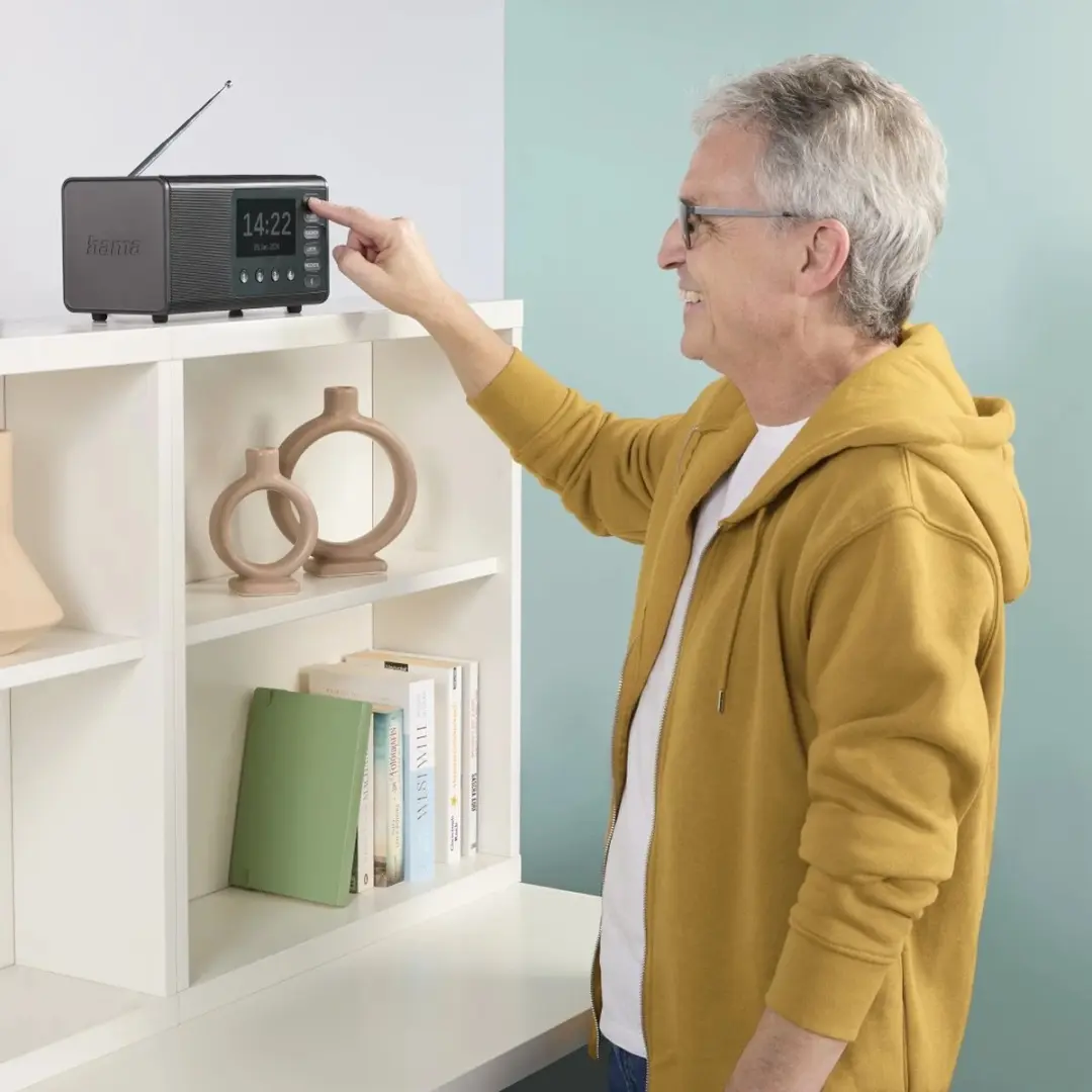 Hama DR1001BT Digitale Radio - 5W - Zwart